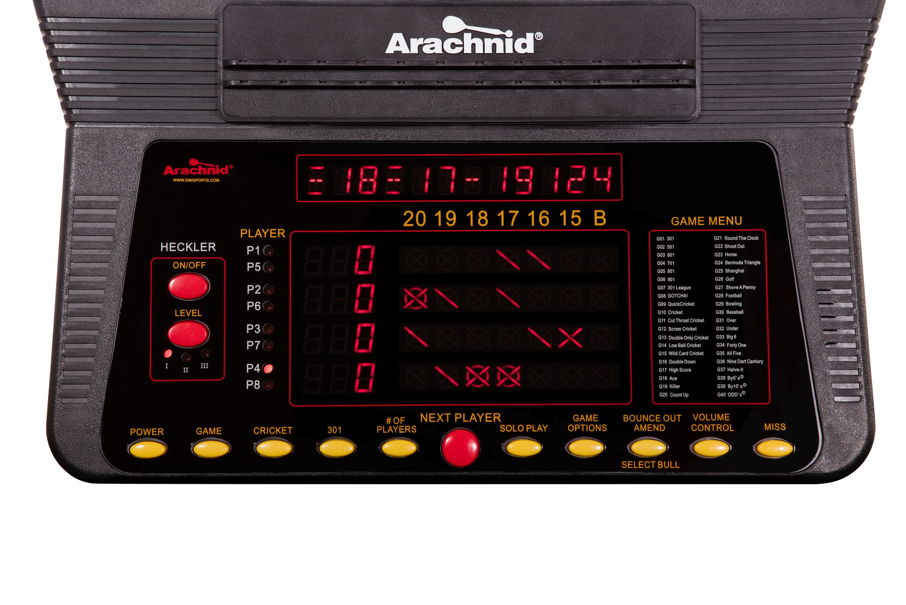 Arachnid Cricket Pro 800 Electronic Dartboard
