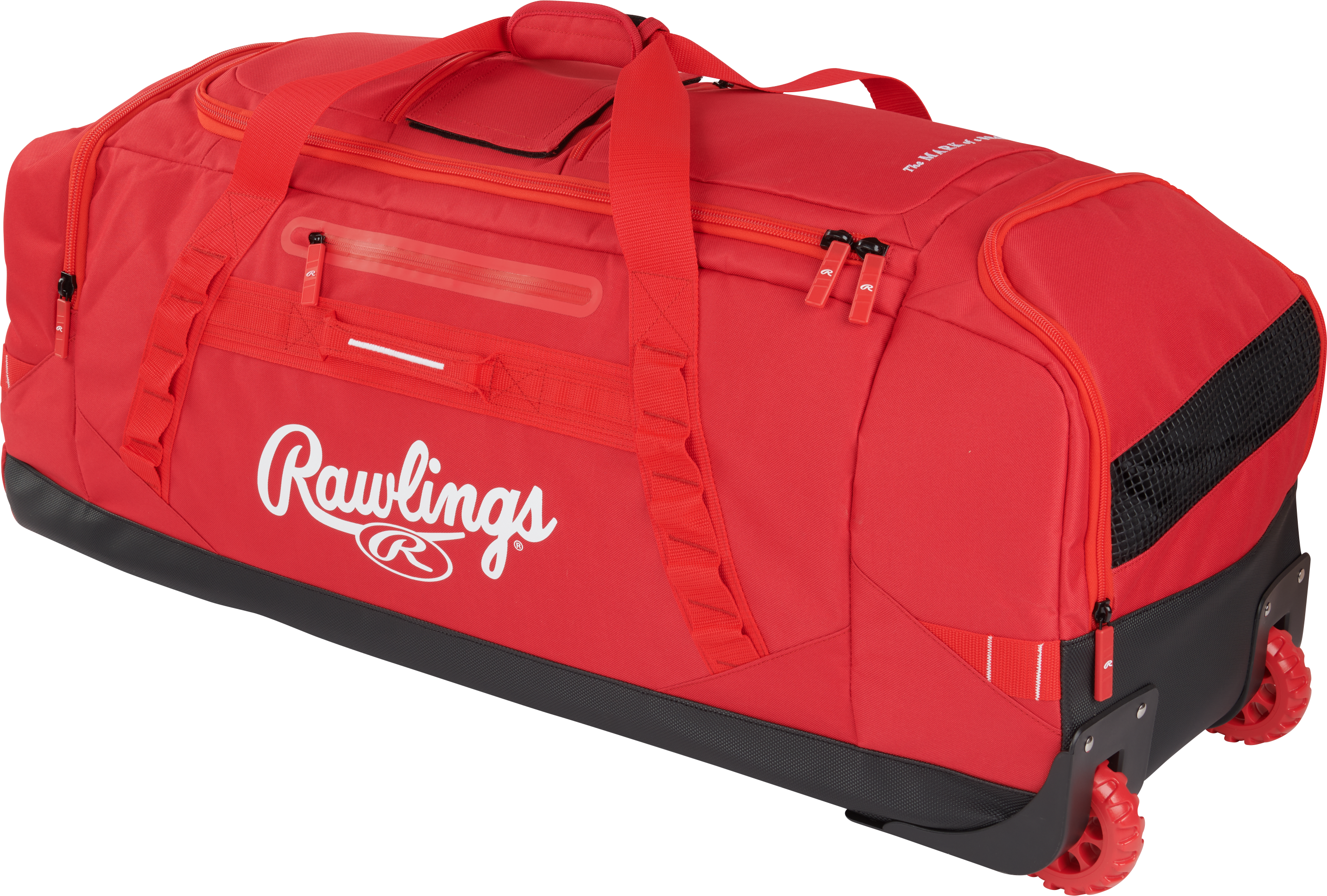 Rawlings Yadi2 Wheeled Equipment Bag - Scarlet