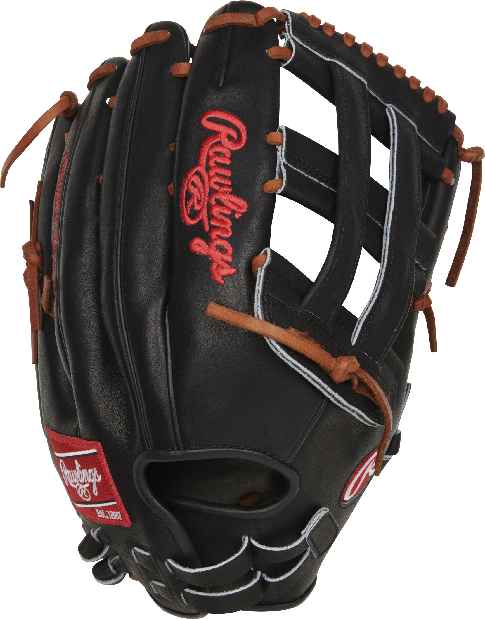Rawlings Heart Of The Hide Series 14-Inch Slowpitch Softball Glove - Right Hand Thrower - Black