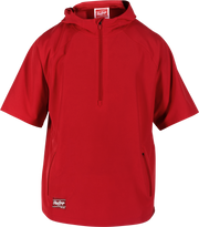 Rawlings Adult Colorsync Short Sleeve Hooded Jacket - Small - Scarlet