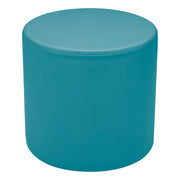 Pro Series Upholstered Round Ottoman 18" Height - Teal