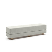 Jaxx Camden Convertible Bed Bench / Fold-Out Twin Guest Bed, Ice