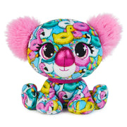 P.Lushes Designer Fashion Pets Angie Springs Premium Koala Stuffed Animal, Pink and Blue, 6”
