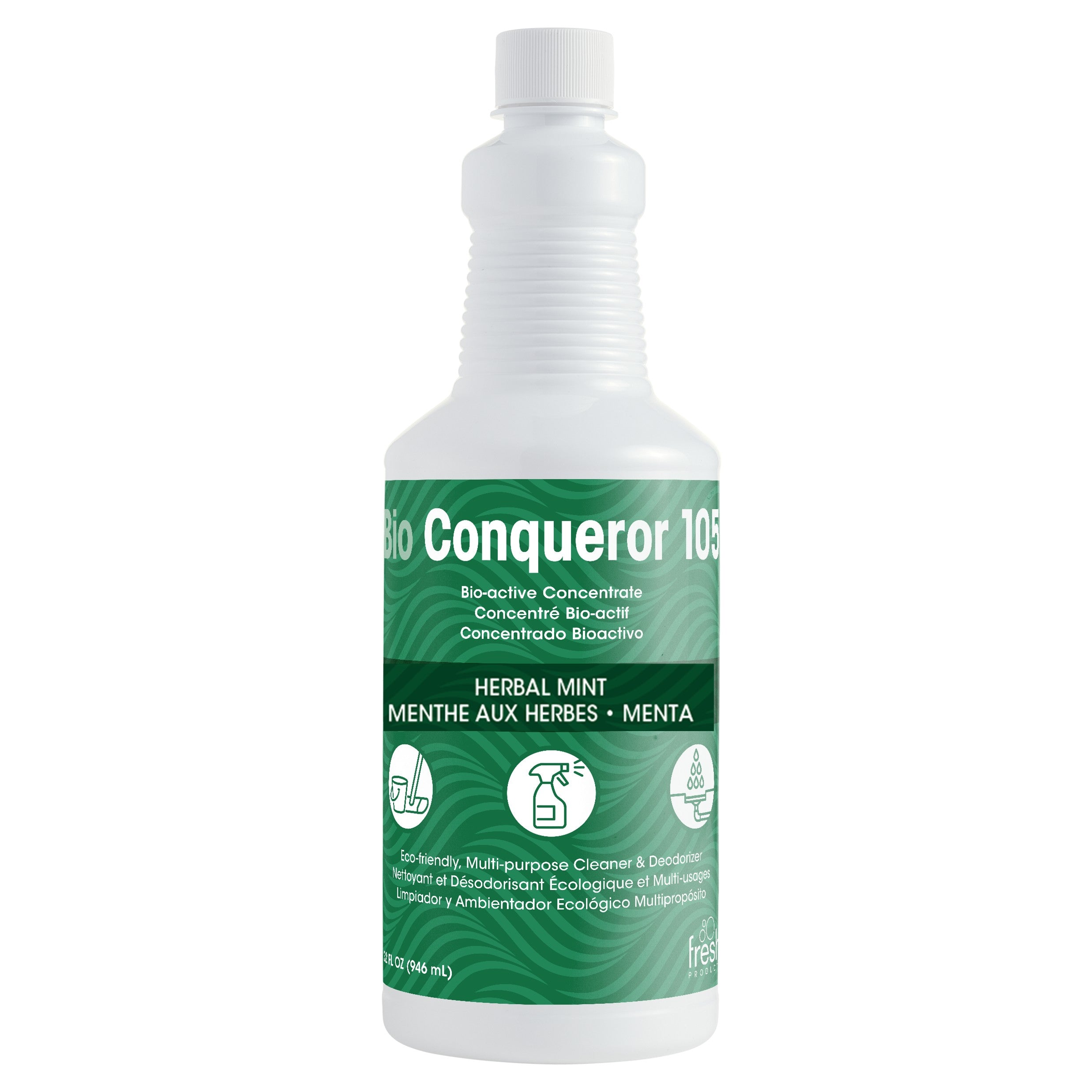 Bio Conqueror 105 Liquid - 1 quart Herbal Mint (12 Pack)