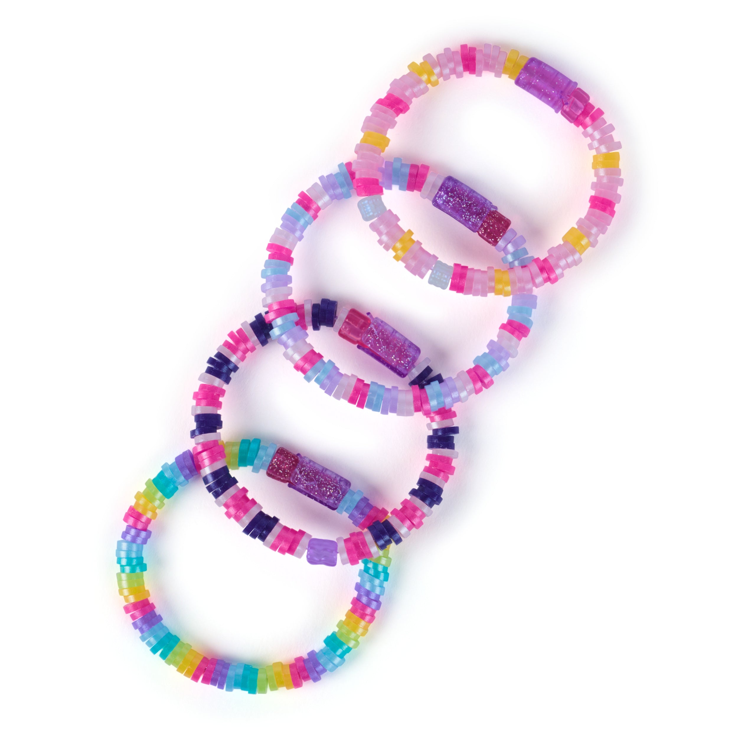 Cool Maker, Stack’d Heishi Expansion Pack, Bracelet Making Kit with over 1300 Beads for Bracelets, Makes 15, Arts and Crafts Kids Toys for Girls Ages 7 and up