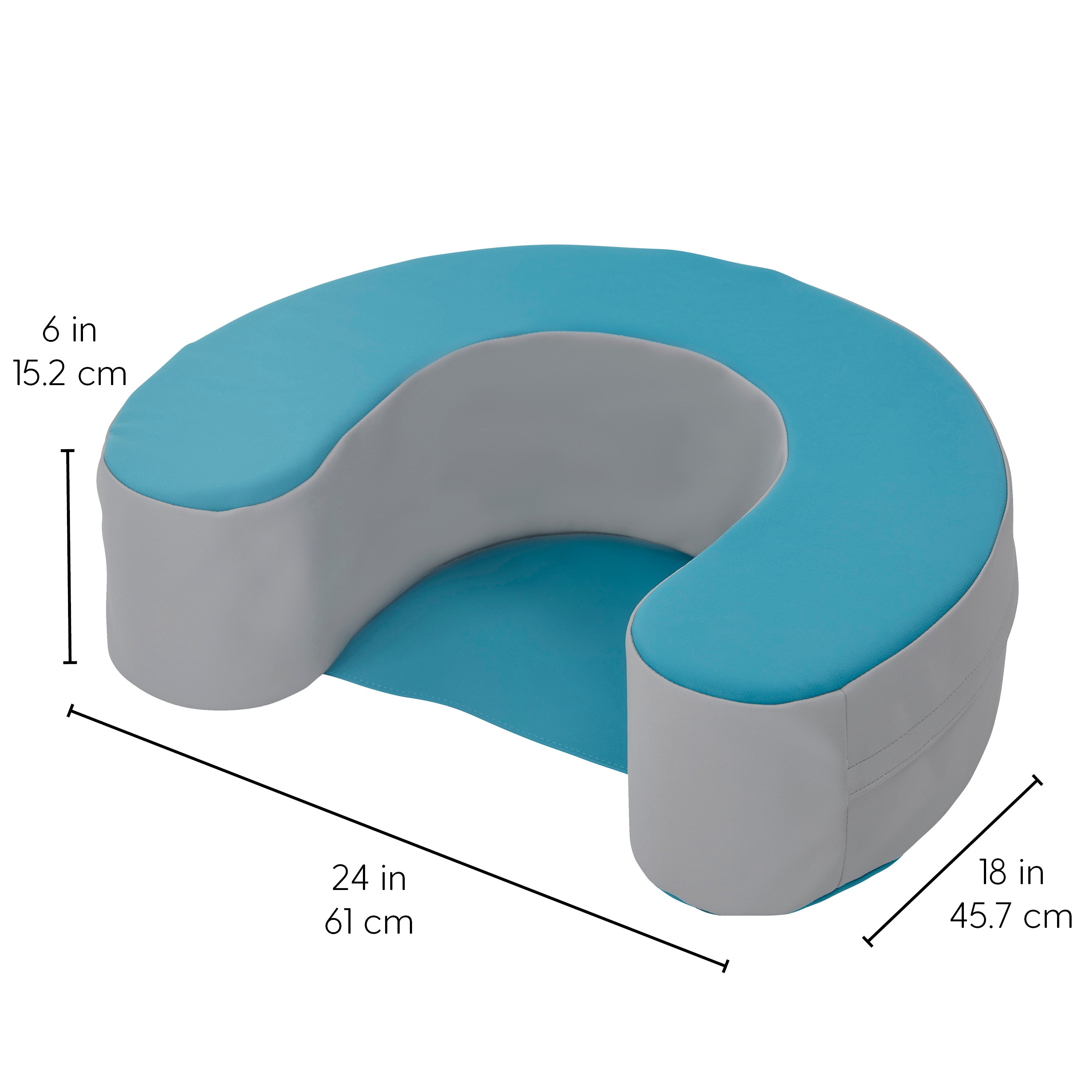 SoftScape Sit and Support Ring - Teal/Gray