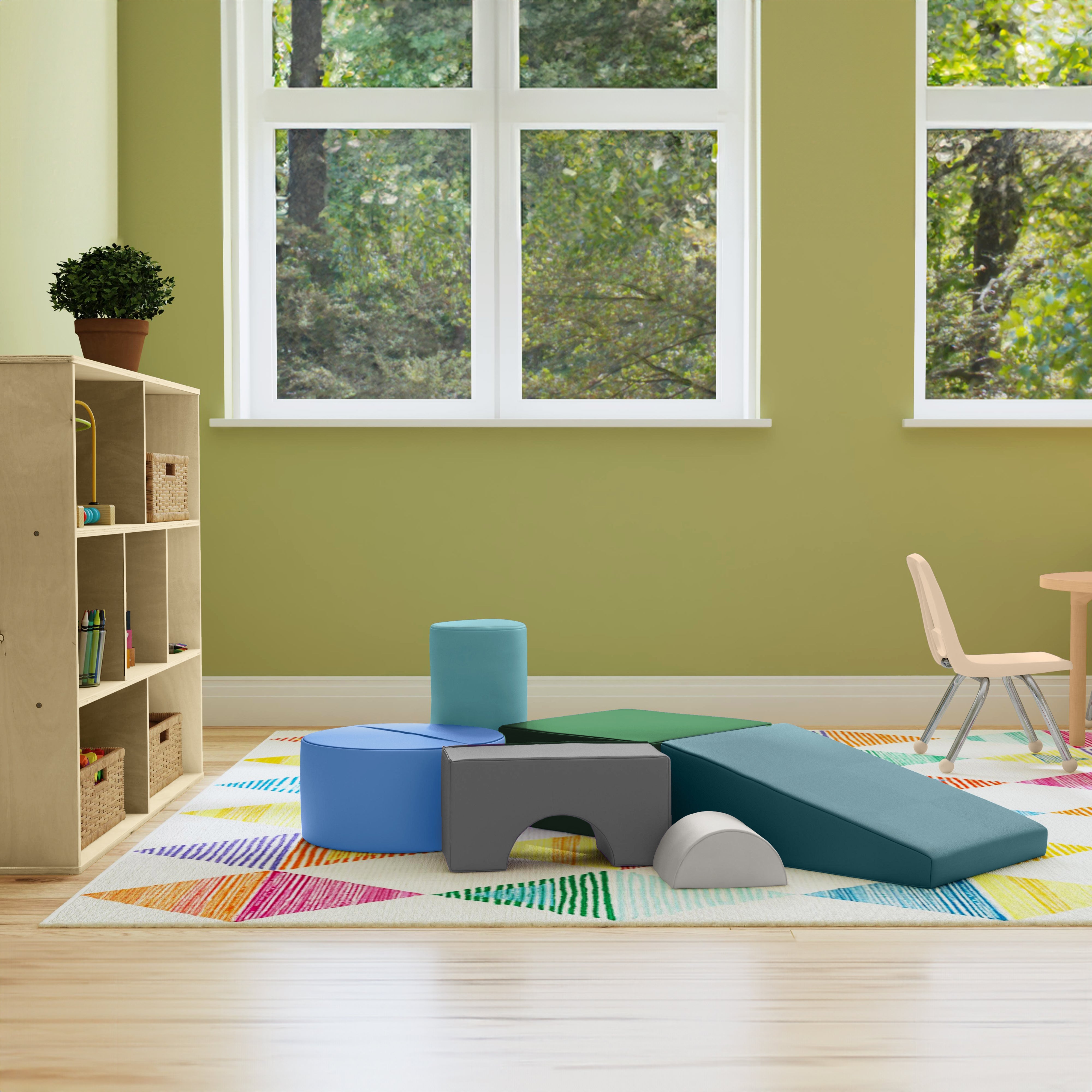 SoftScape Playtime and Climb, 6-Piece - Contemporary