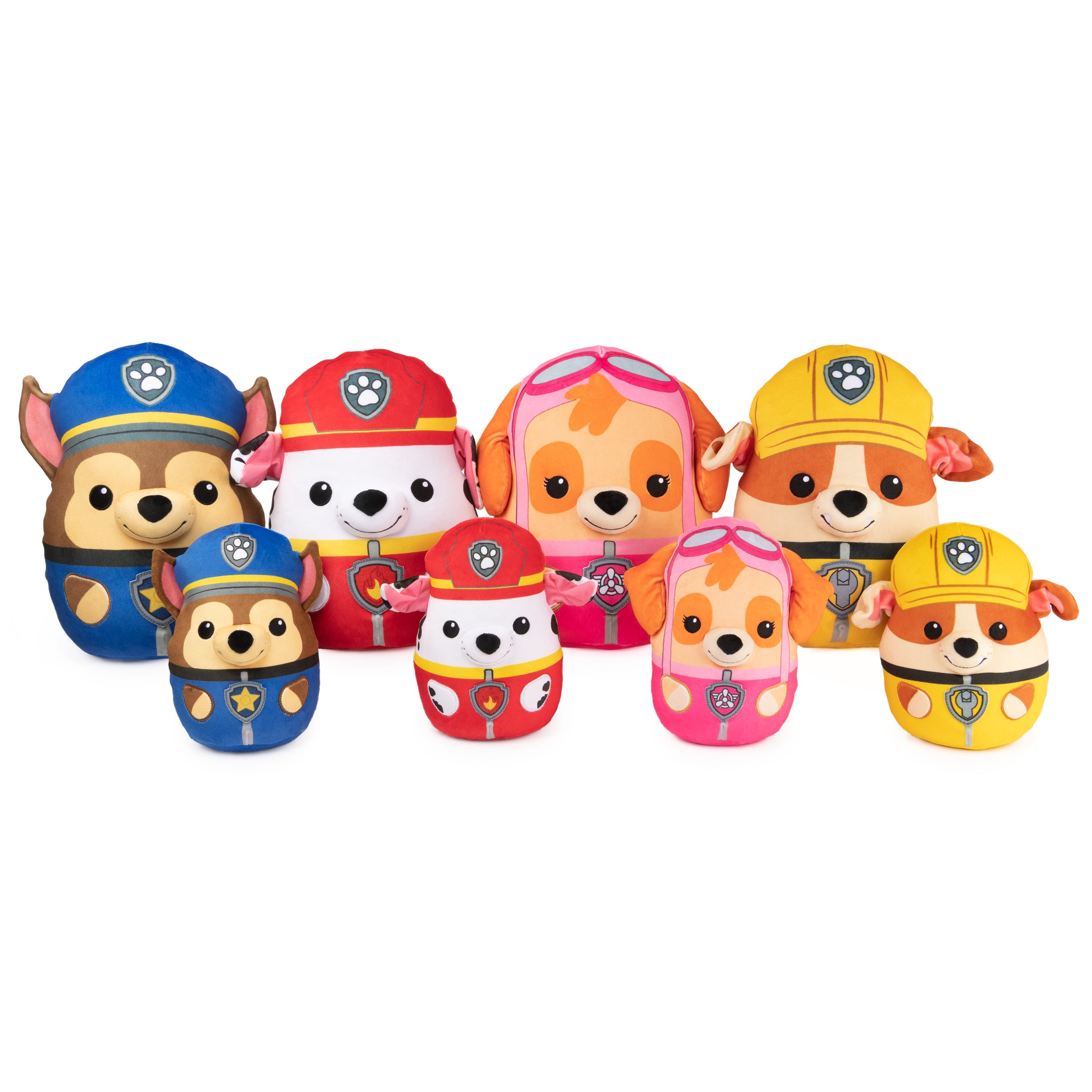 PAW Patrol Rubble Squish Plush, Official Toy from the Hit Cartoon, Squishy Stuffed Animal for Ages 1 and Up, 12”