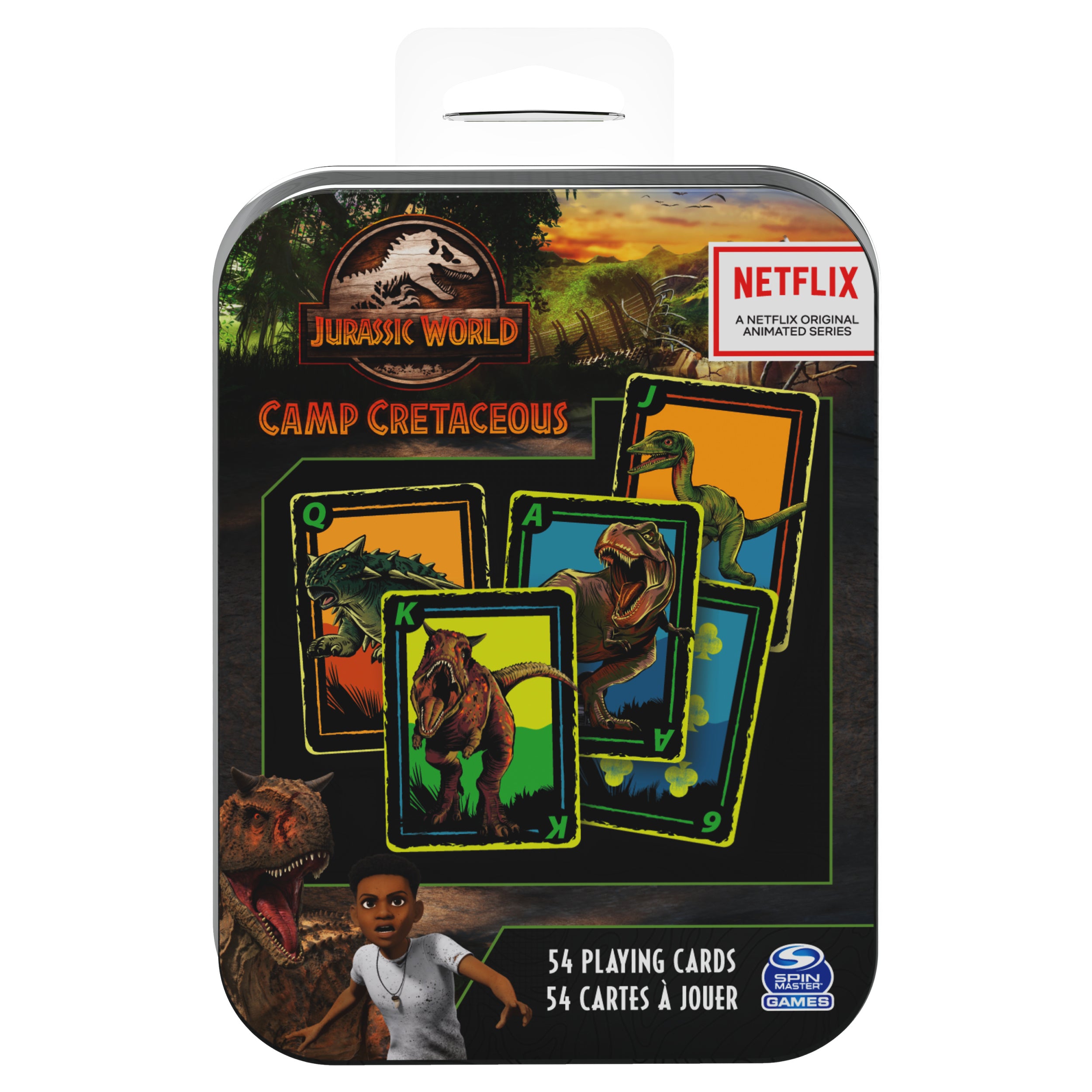 Deck of Playing Cards in Tin for Games Go Fish Old Maid Crazy 8’s Slapjack, for Kids Ages 4 and up Styles May Vary
