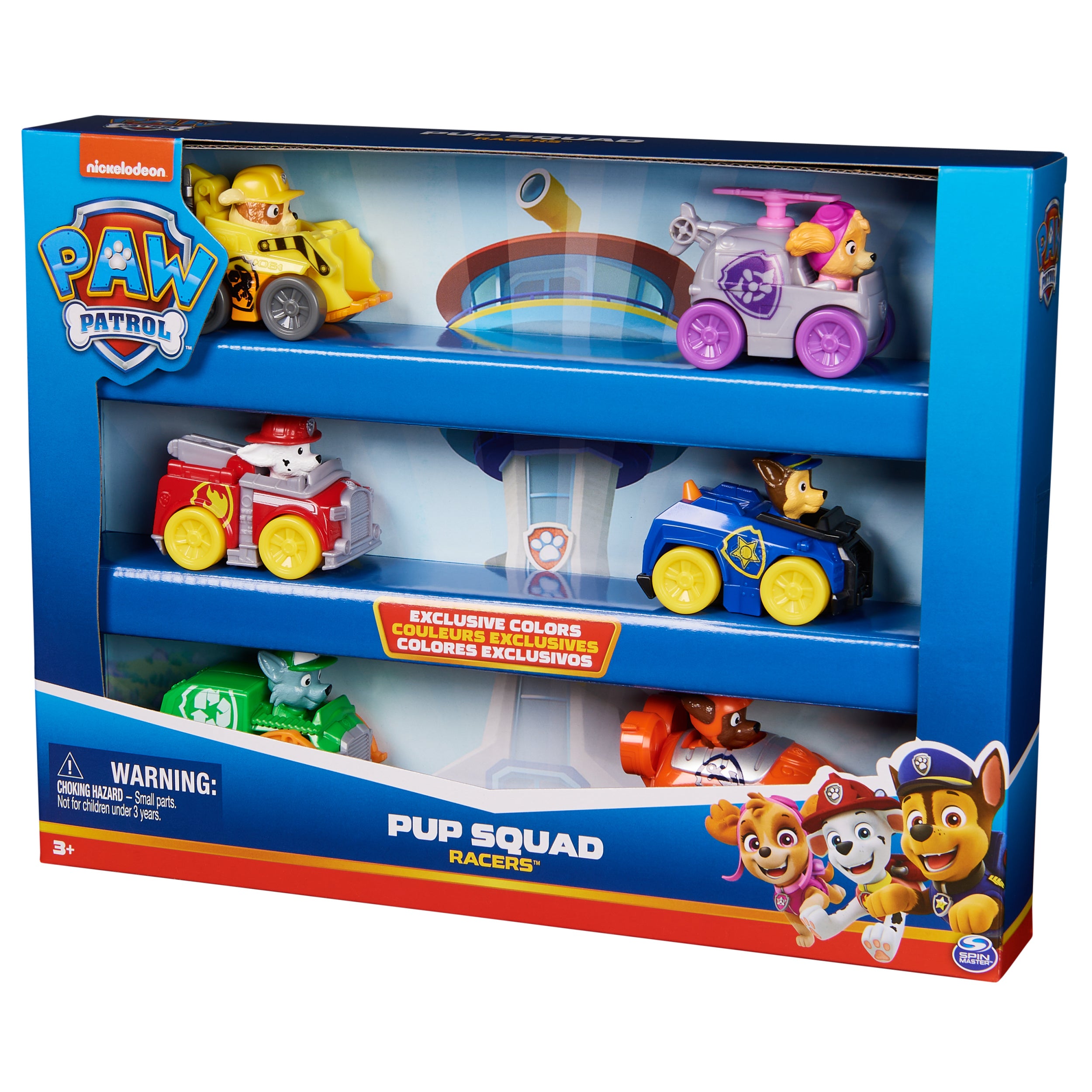 PAW Patrol: Pup Squad Racers, 6-Piece Vehicle Gift Set, Kids Toys for Boys & Girls Ages 3 and Up