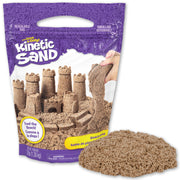 Kinetic Sand, 3lbs Beach Play Sand, Moldable Sensory Toys for Kids, Resealable Bag Packaging May Vary, for Ages 3 and up