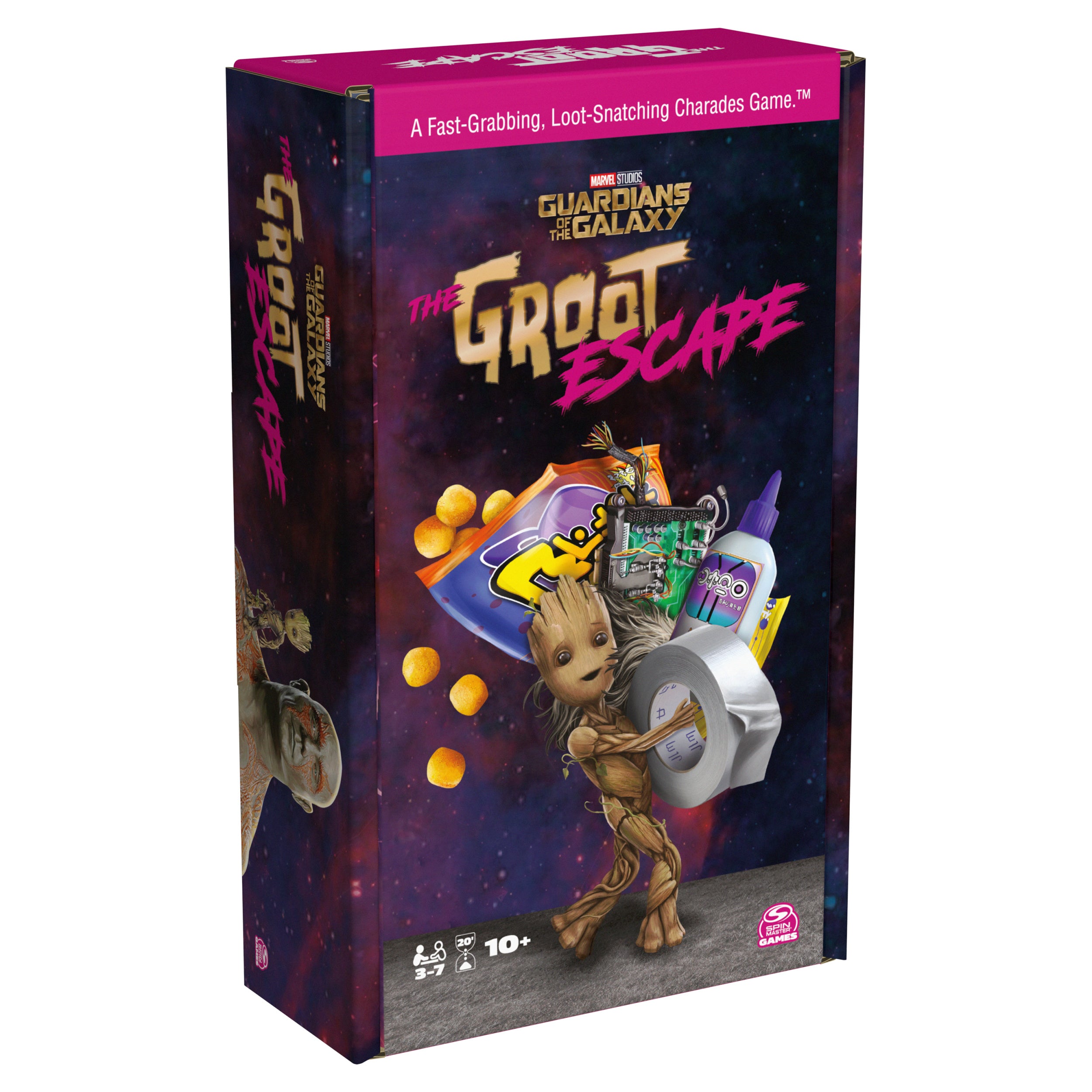 Marvel Guardians of the Galaxy, The Groot Escape by Spin Master Games, Charades-Style Card Games Board Games for Adults and Kids Ages 10 and up