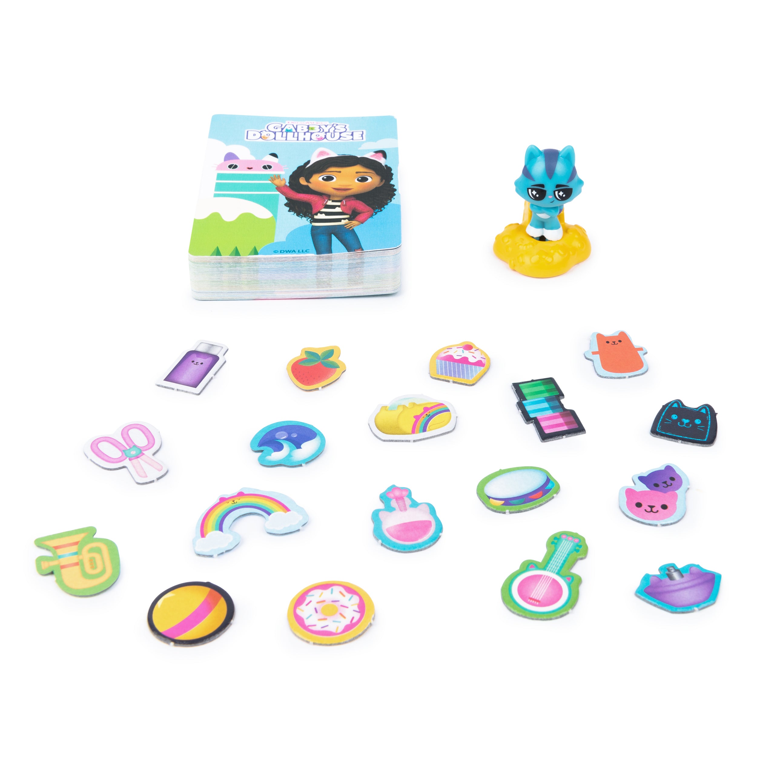 Gabby’s Dollhouse, Match-ical Dollhouse Game 2-Player Memory Matching Card Game Board Game Based on the Netflix Original Series, for Kids Ages 4 and up