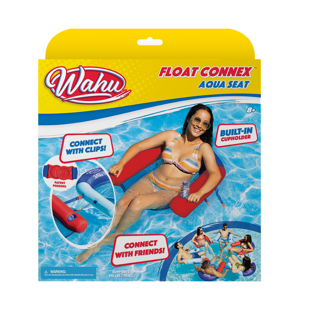Wahu Float Connex Aqua Seat Blue/ Red