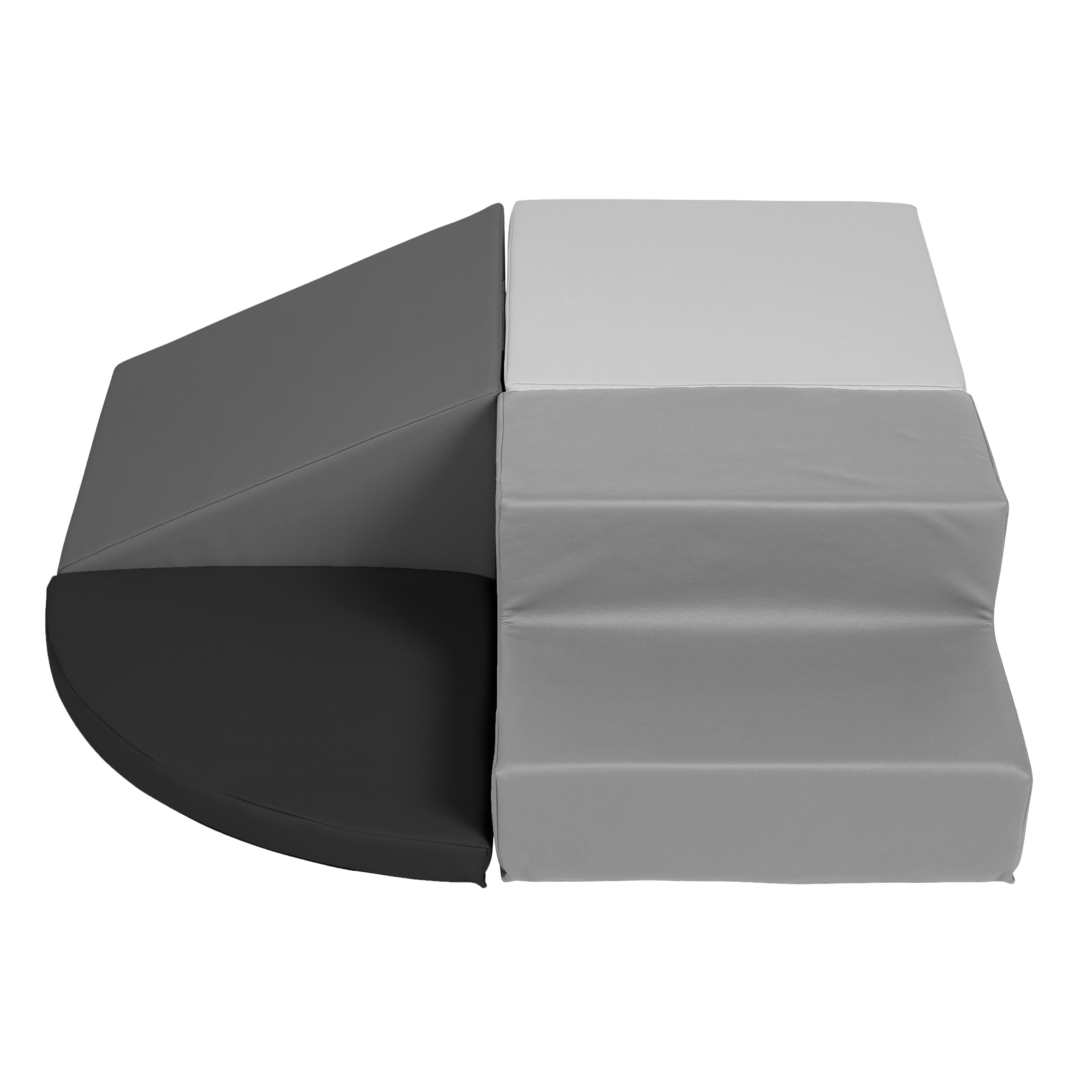 SoftScape Toddler Playtime Corner Climber - Gray/Light Gray
