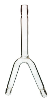 Connecting Tube, Glass, Y-Shaped, 5/16" (8mm)