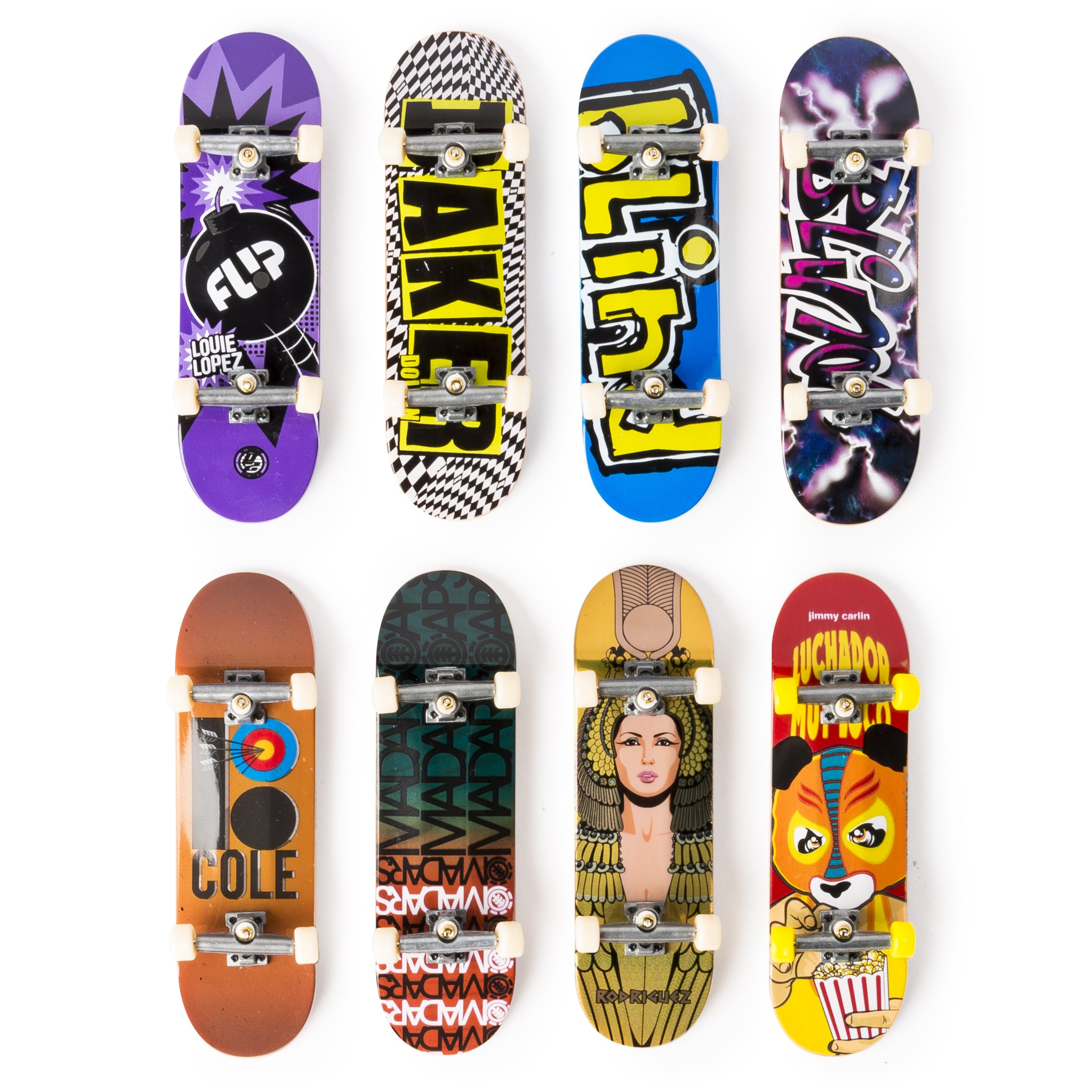 Tech Deck, 96mm Fingerboard Mini Skateboard with Authentic Designs, For Ages 6 and Up Styles May Vary