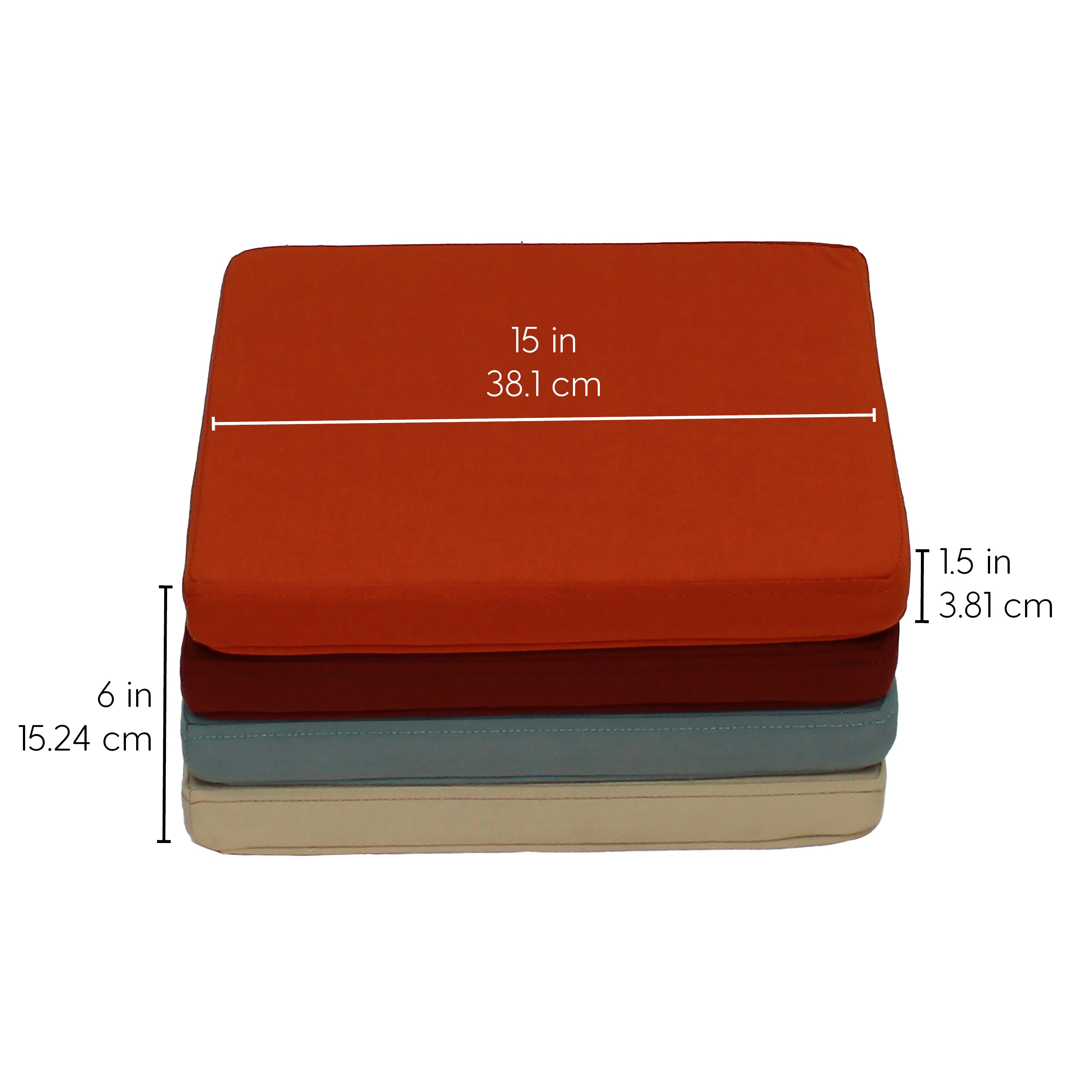 Element 15" Square Cushions, 4-Piece - Mojave