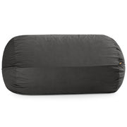 Jaxx Grand Lounger 7 Foot Bean Bag Sofa -Lush Velvet Black