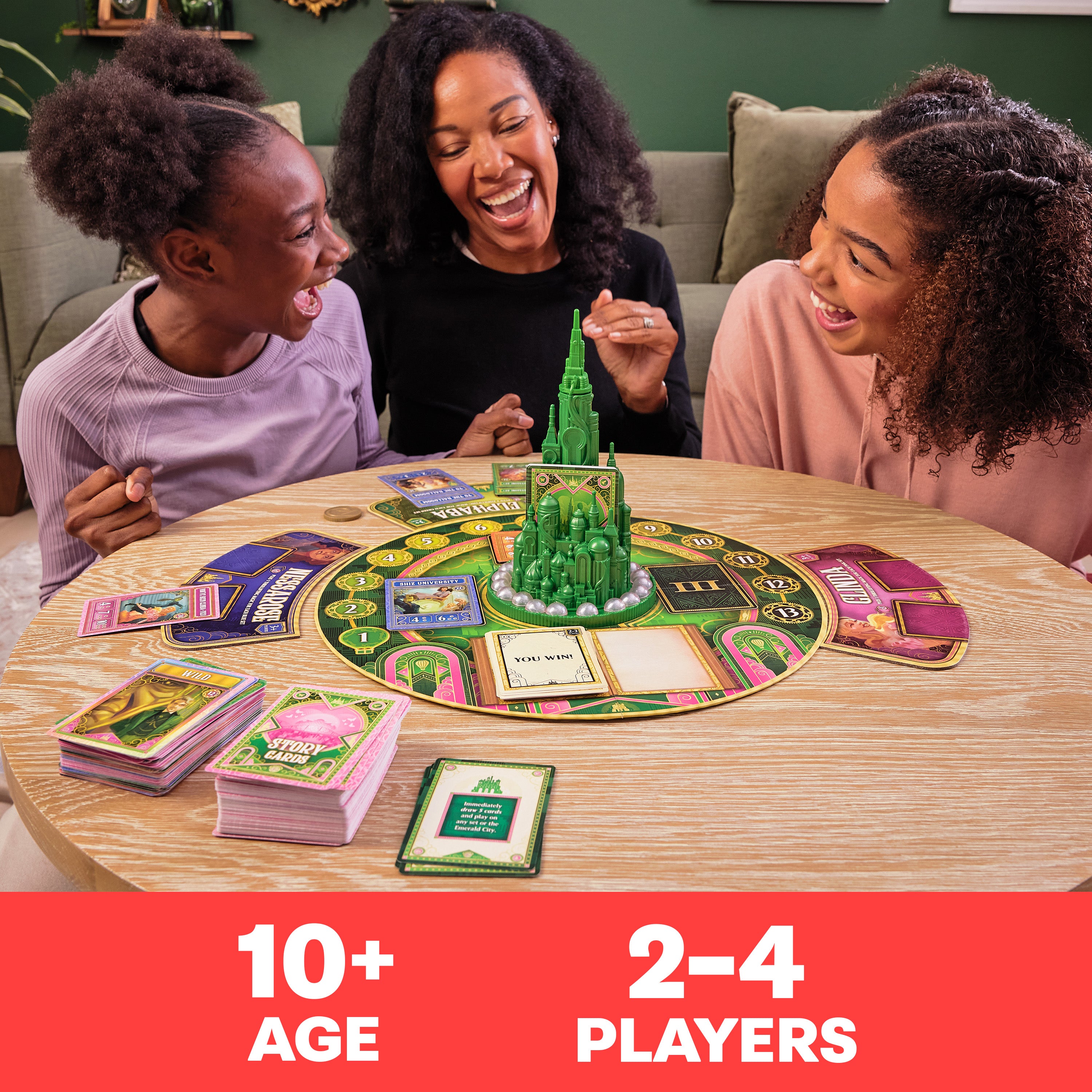 Spin Master Games, Wicked: The Game, An Original Concept Based on the New Movie Wicked, Begin Your Amazafying Adventure with Glinda & Elphaba, for Fans of Musicals, 2-4 Players, for Ages 10 & Up