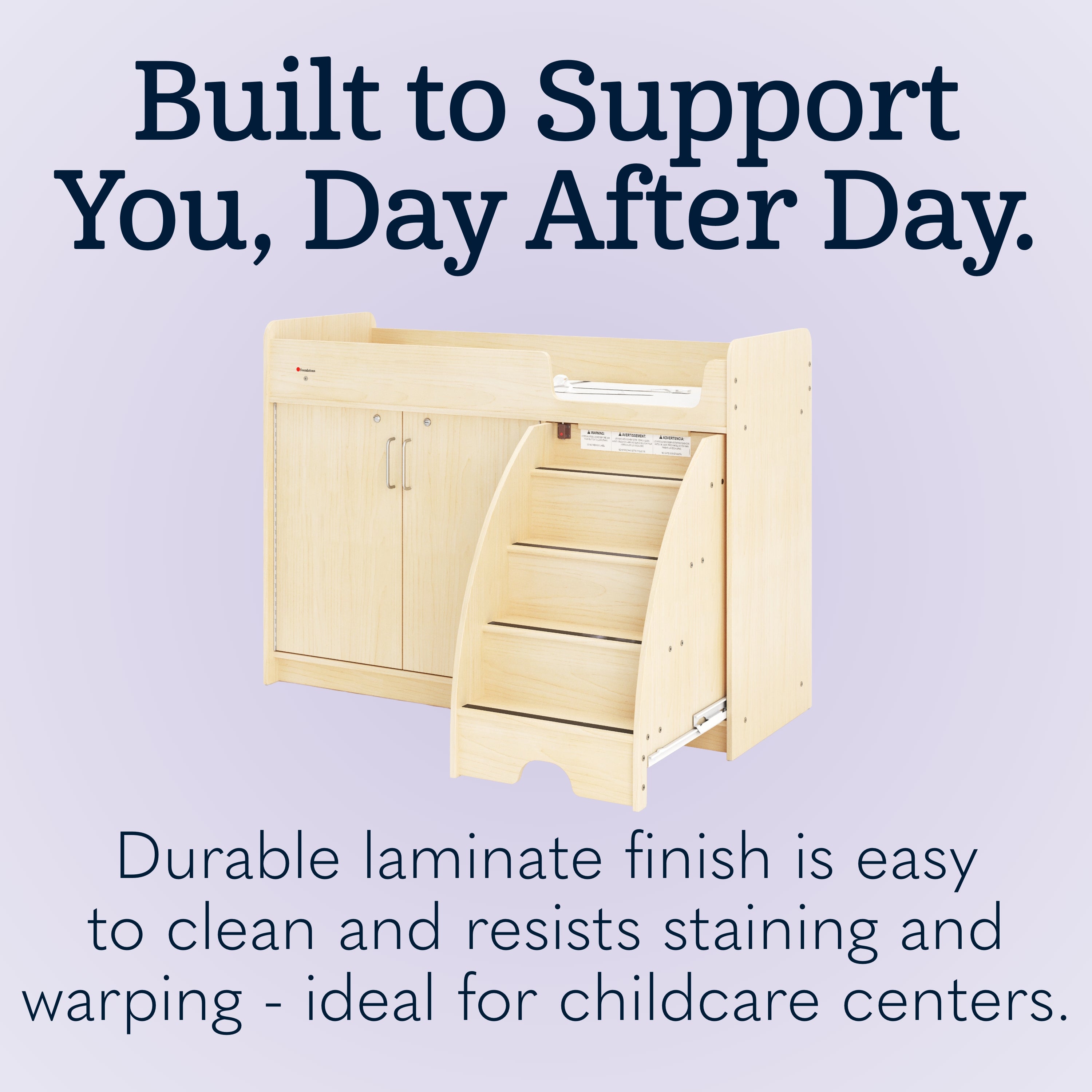 SafeStep Changing Table Right Stairs