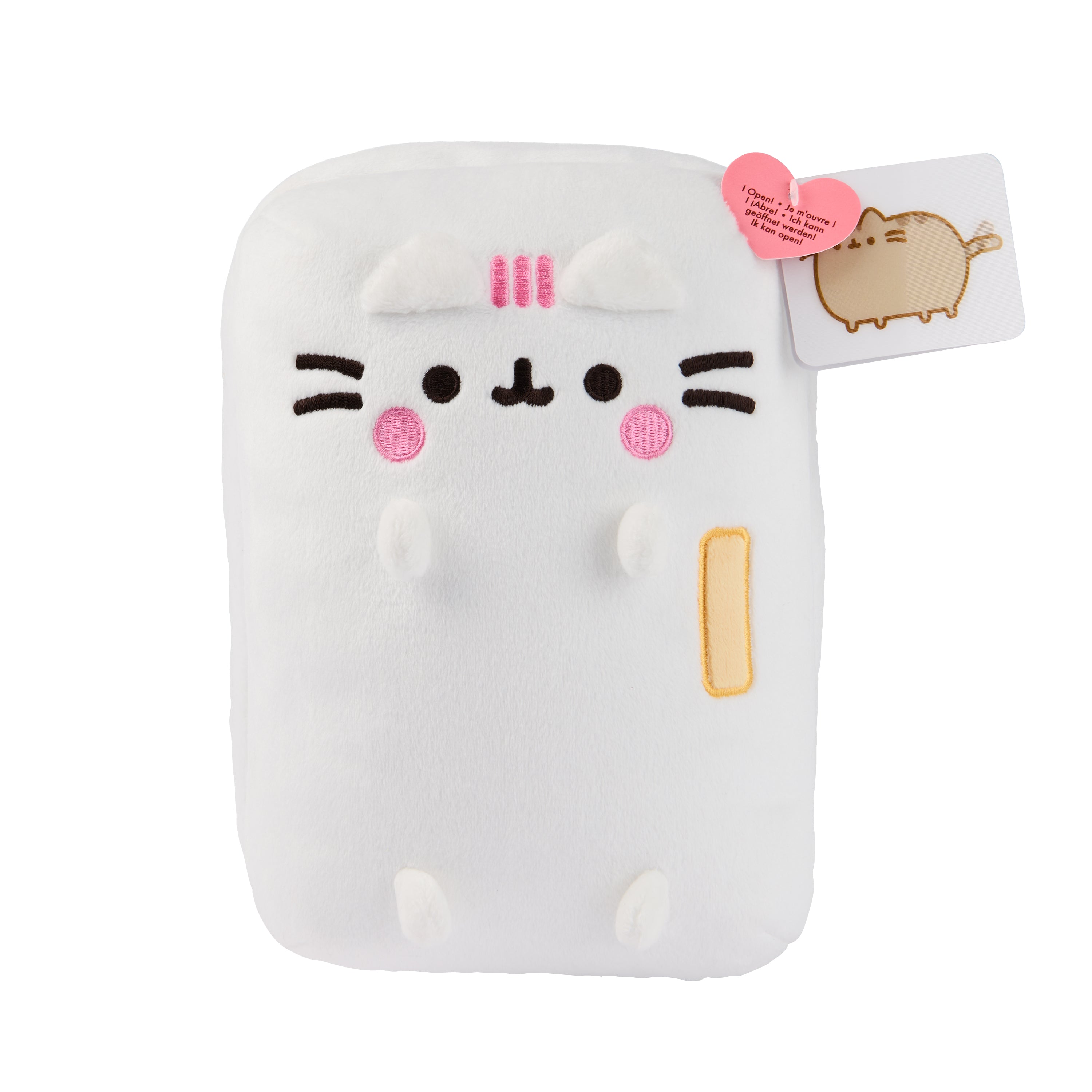 GUND Pusheen’s Kitchen: Refrigerator Plush, Toy Fridge Stuffed Animal for Ages 8 and Up, White, 9.5”