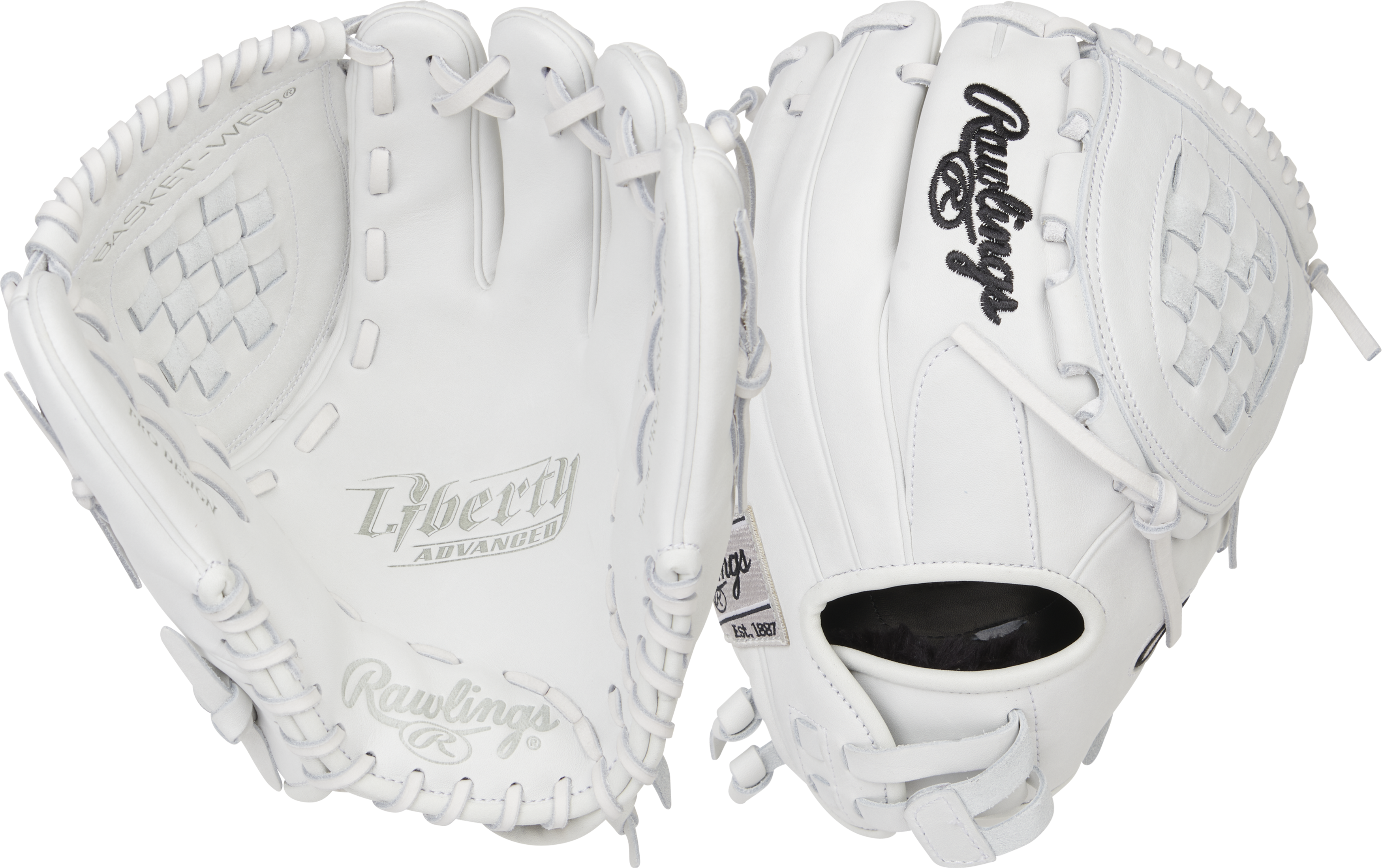 Rawlings Liberty Advanced 11.5-Inch Sofball Glove  - Right Hand Thrower - White
