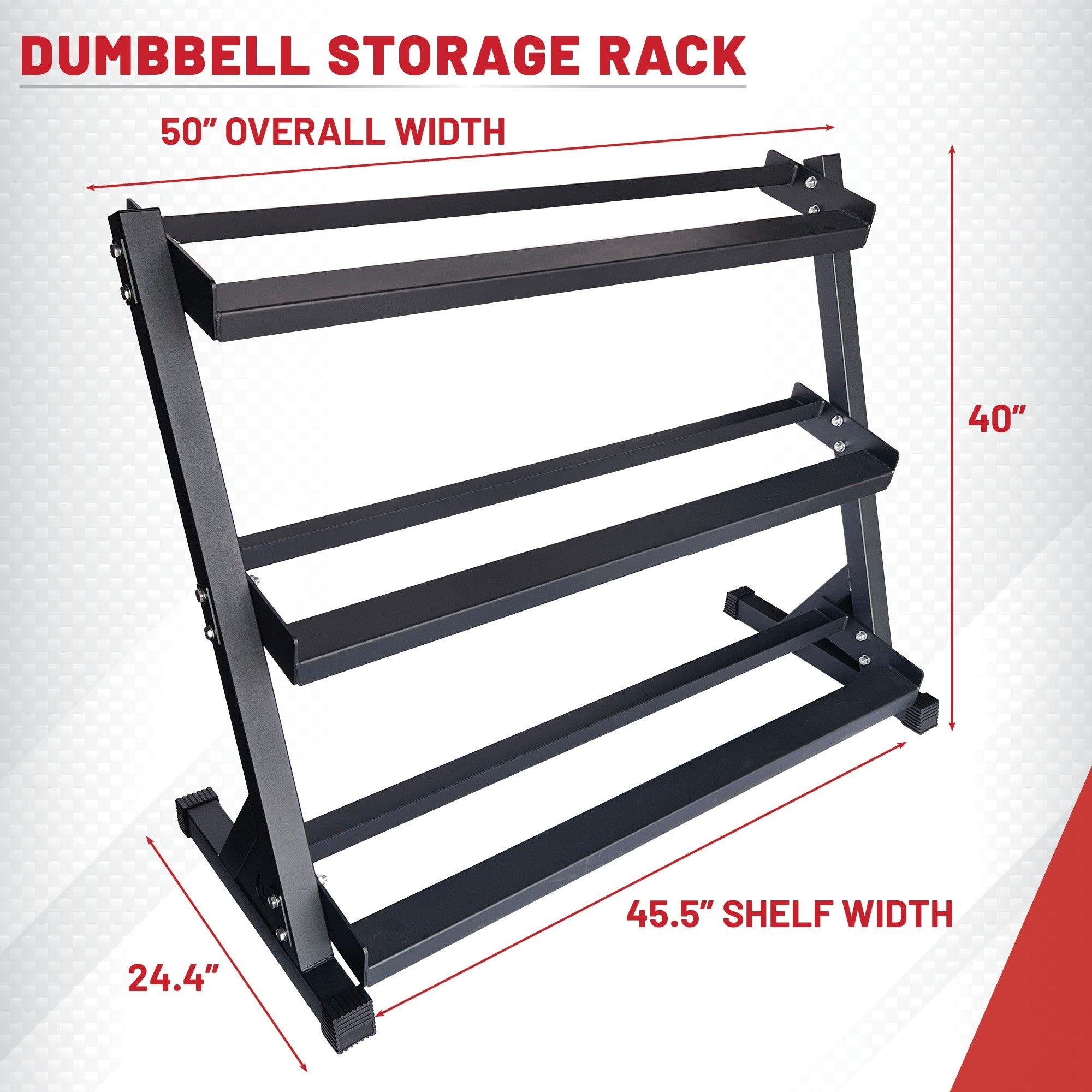 3-Tier Dumbbell Rack