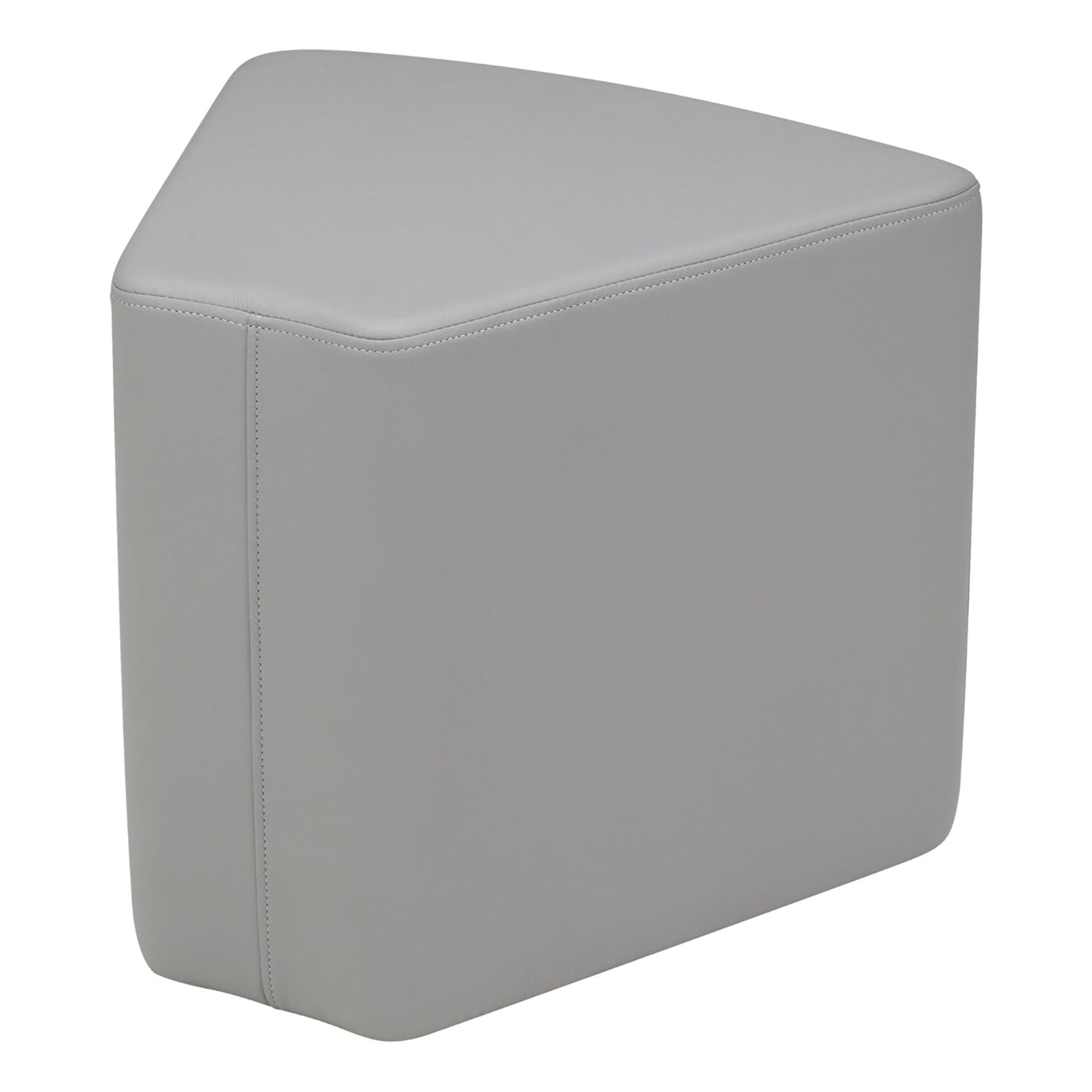 Pro Series Upholstered Wedge Ottoman 18" Height - Gray