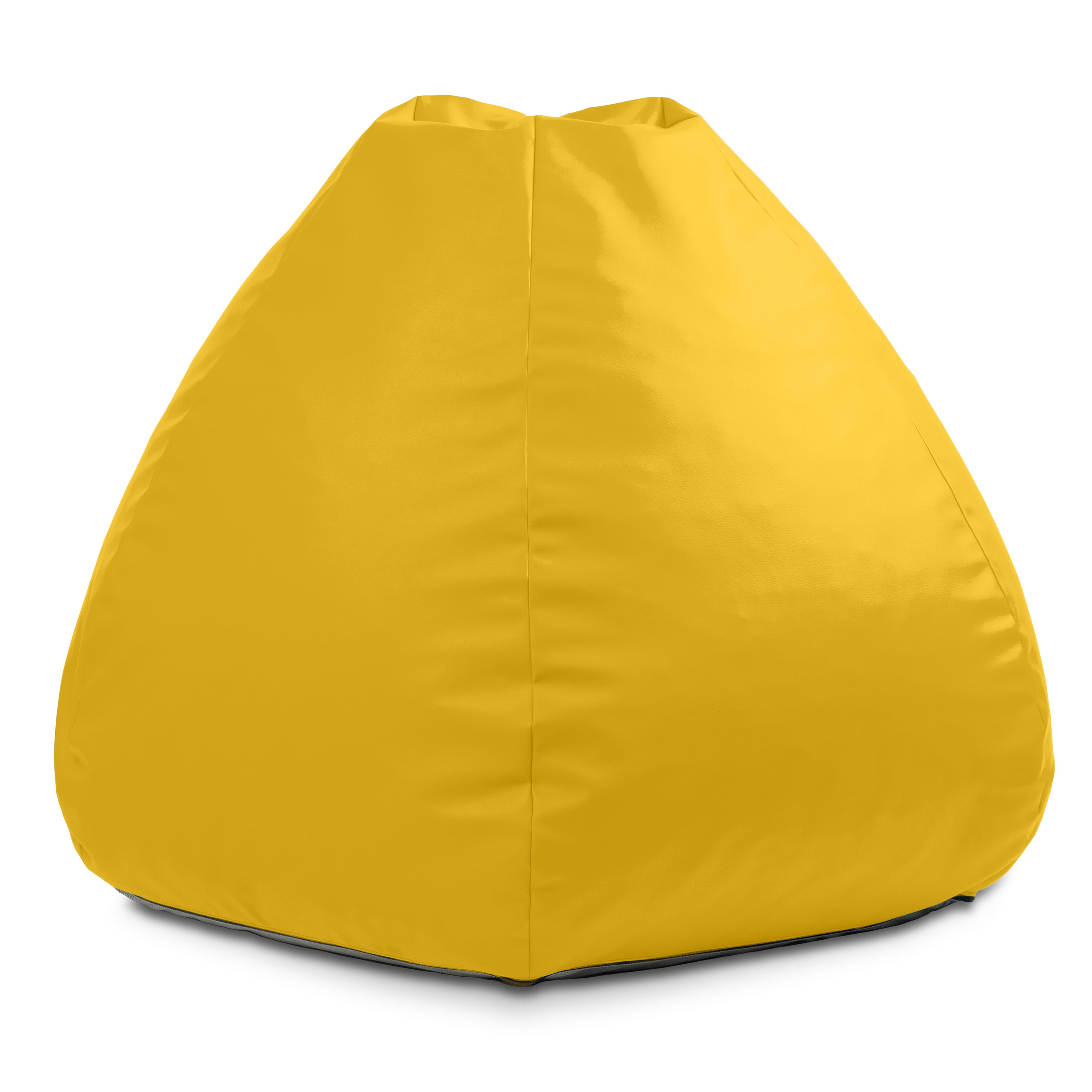 Jaxx Gumdrop Commercial Grade Bean Bag for Educational Environments, Large Size - Premium Vinyl - Yellow