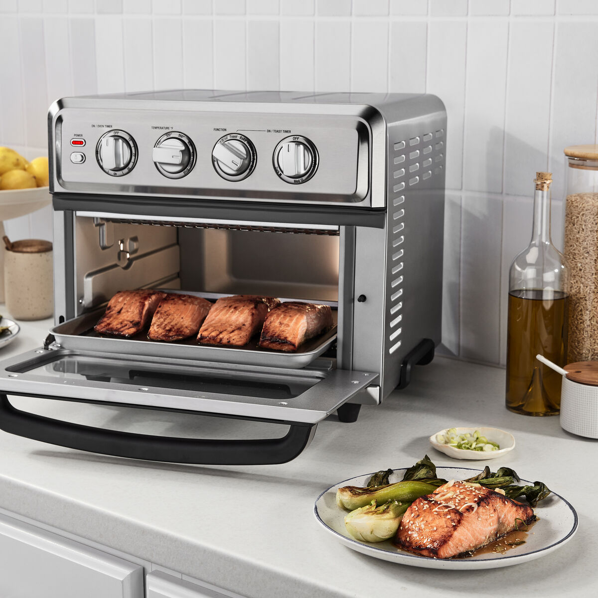Air Fryer Toaster Oven with Grill - Stainless Steel