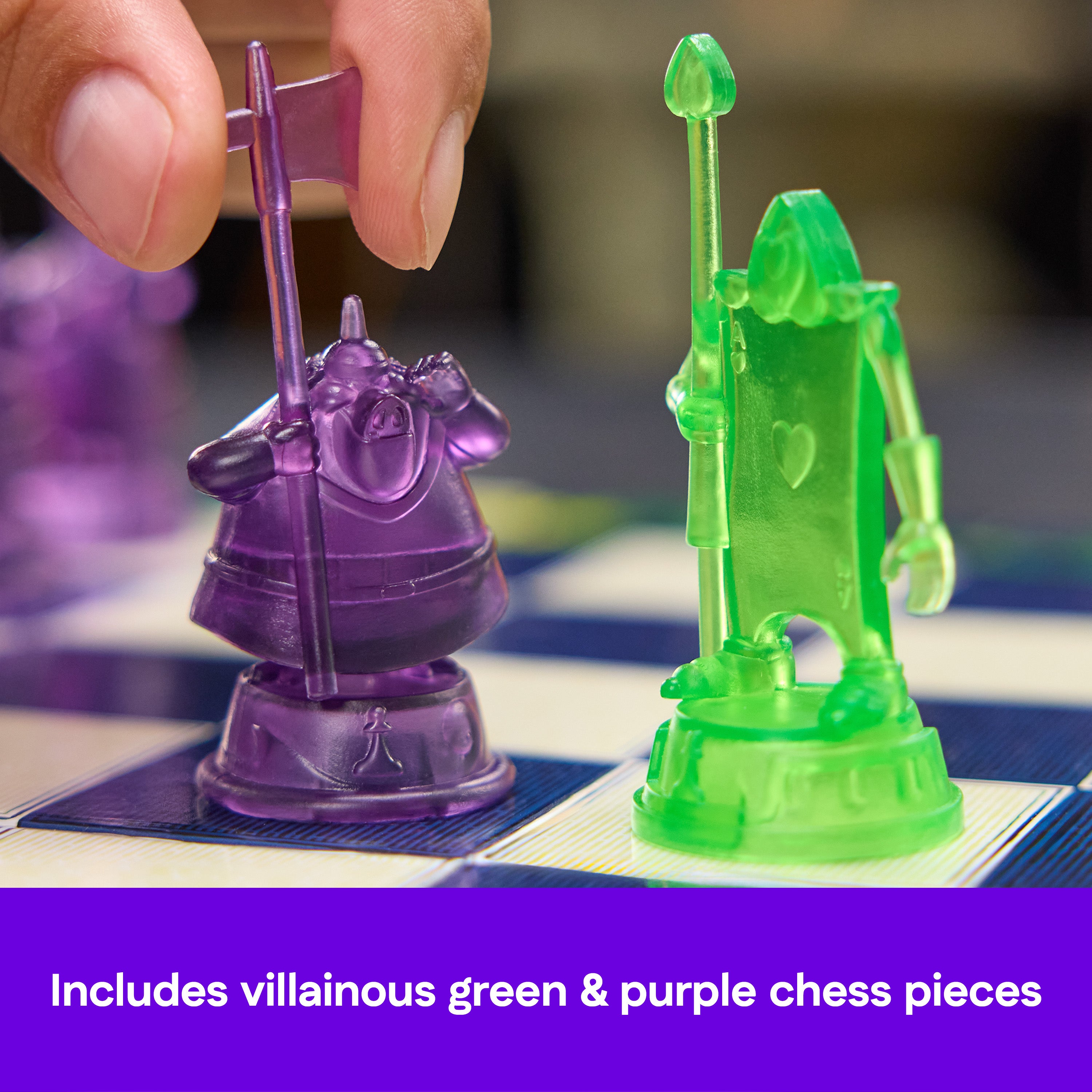 Spin Master Games, Disney Villains Chess Set for Adults & Kids, Play as Classic Disney Characters like Ursula, Jafar, Hades, & More, Classic Strategy Game & STEM Activity, 2 Players, for Ages 8 & Up