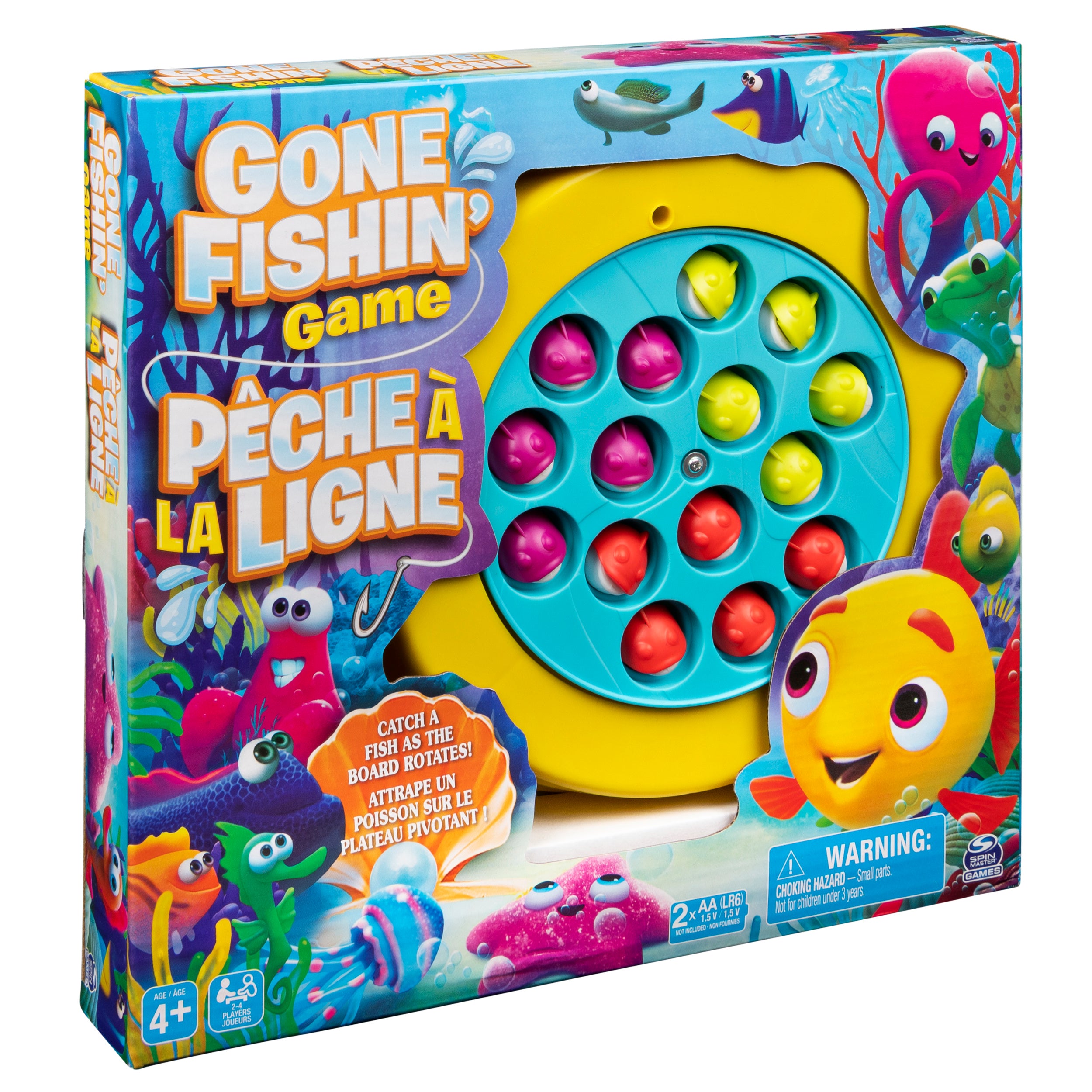Gone Fishing Board Game for Kids and Families, ages 4 and up