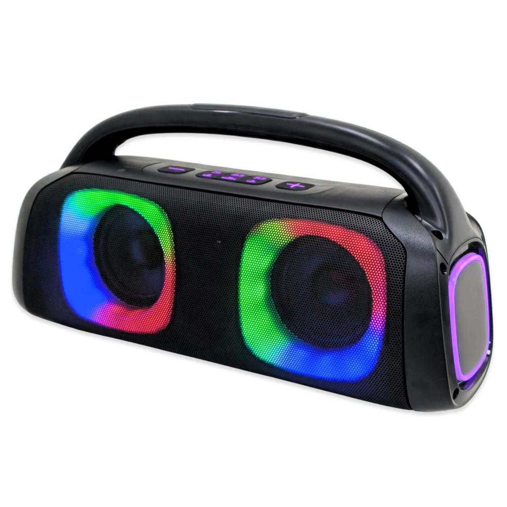 Audiobox Audiobox Subzooka Portable Boombox Speaker with Dual 5-inch Woofers and LED Lights (BZX-5000)