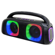 Audiobox Audiobox Subzooka Portable Boombox Speaker with Dual 5-inch Woofers and LED Lights (BZX-5000)
