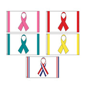 3X5 FT NYL-GLO RIBBON FLAG PINK
