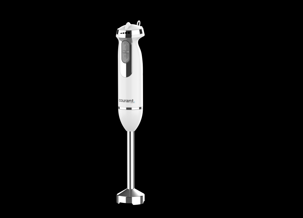 Courant Courant 350-Watt Hand Blender with Stainless Steel Leg (White)