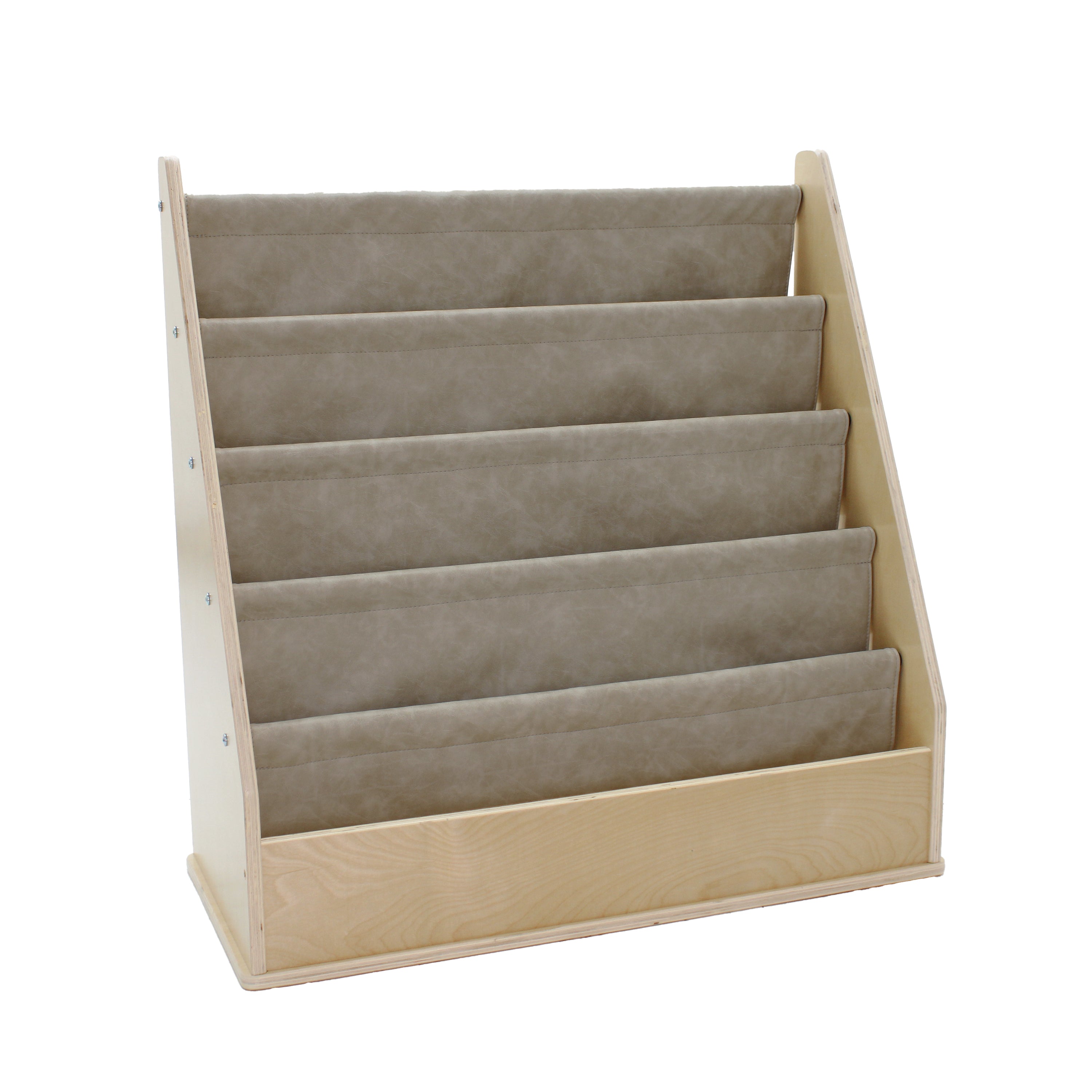 Rustic Birch Sling Book Display - Almond