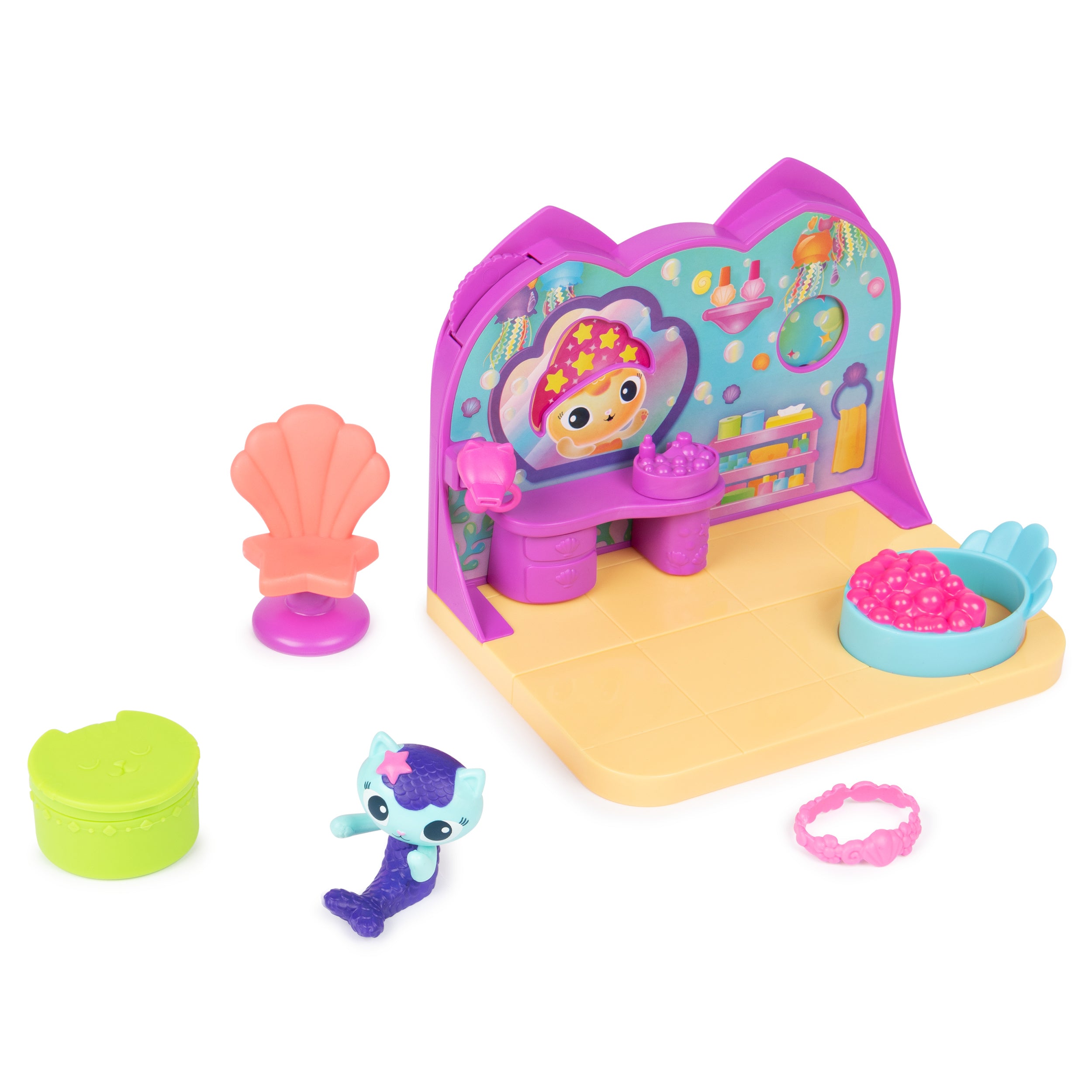 GABBYS DOLLHOUSE DELUXE ROOM SET ASST