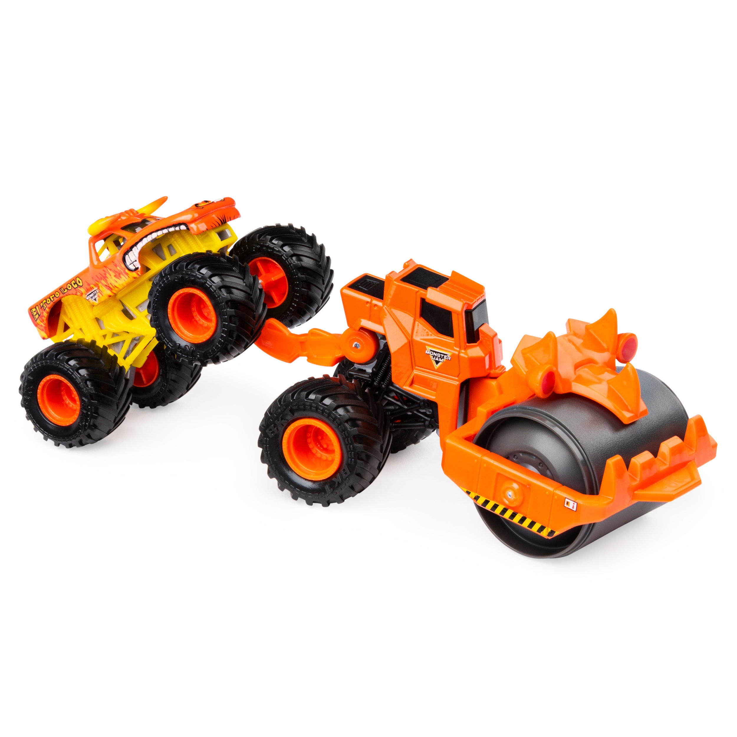 Monster Jam, Official Dirt Squad Scooper Monster Truck with Moving Parts, 1:64 Scale Die-Cast Vehicle