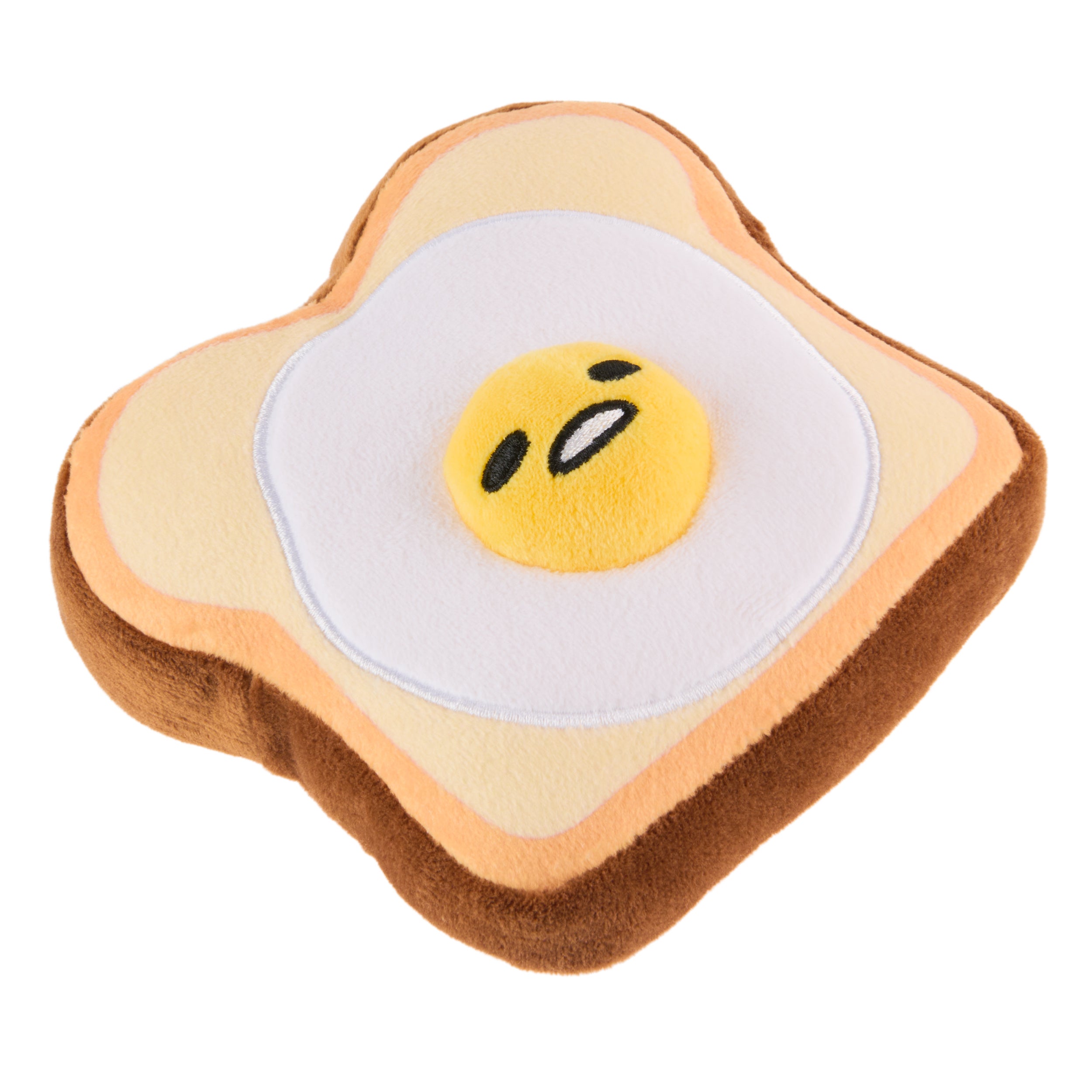 GUND Sanrio Gudetama The Lazy Egg Stuffed Animal, Gudetama Egg Toast Plush Toy for Ages 1 and Up, 5”