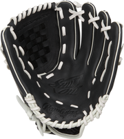 Rawlings Shut Out Series 11.5-Inch Softball Glove  - Right Hand Thrower - Black/White