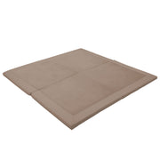 SoftScape Two-Texture Space Saver 4-Fold Toddler Activity Mat - Caffe
