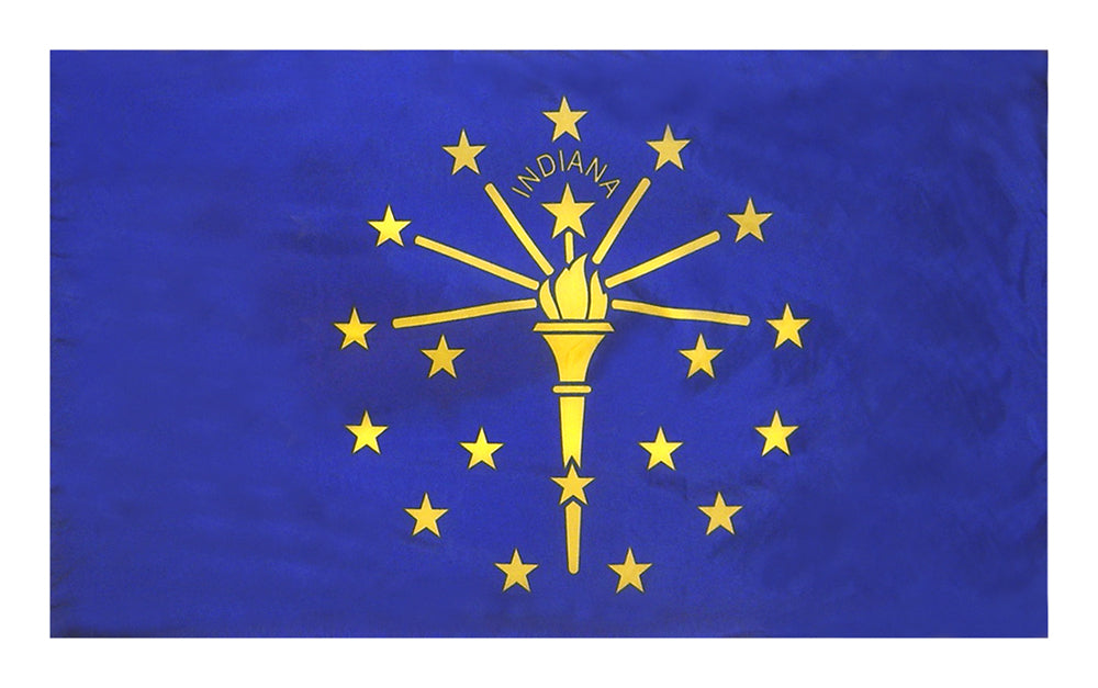 3X5 FT COL NYL-GLO INDIANA