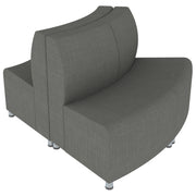 Pro Series Connect Edged Ripplet Seating, 3-Piece Set - Slate Gray Crosshatch