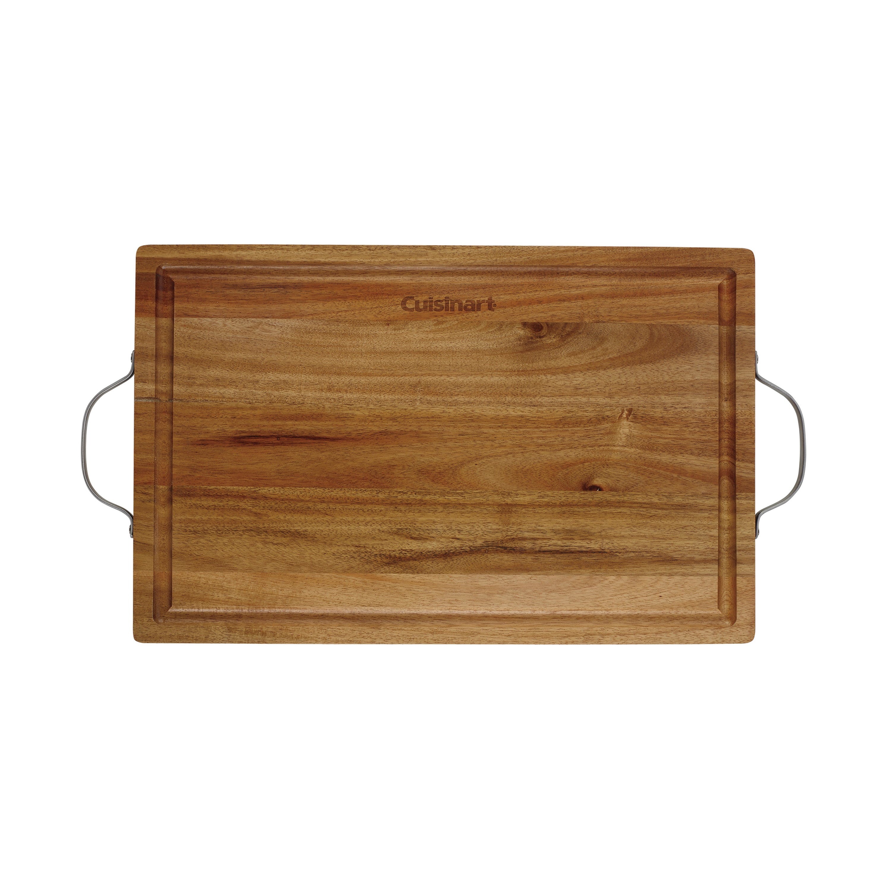18" Acacia Carving Board with Handles