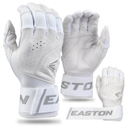 Easton Adult Mav Pro Locked In Batting Gloves - Small - White/White