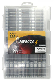 Impecca Alkaline Mix AA 60-Pack & AAA 40-Pack Platinum Batteries