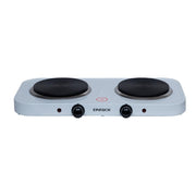 Einfach Double, Cast Iron Electric Burner- White