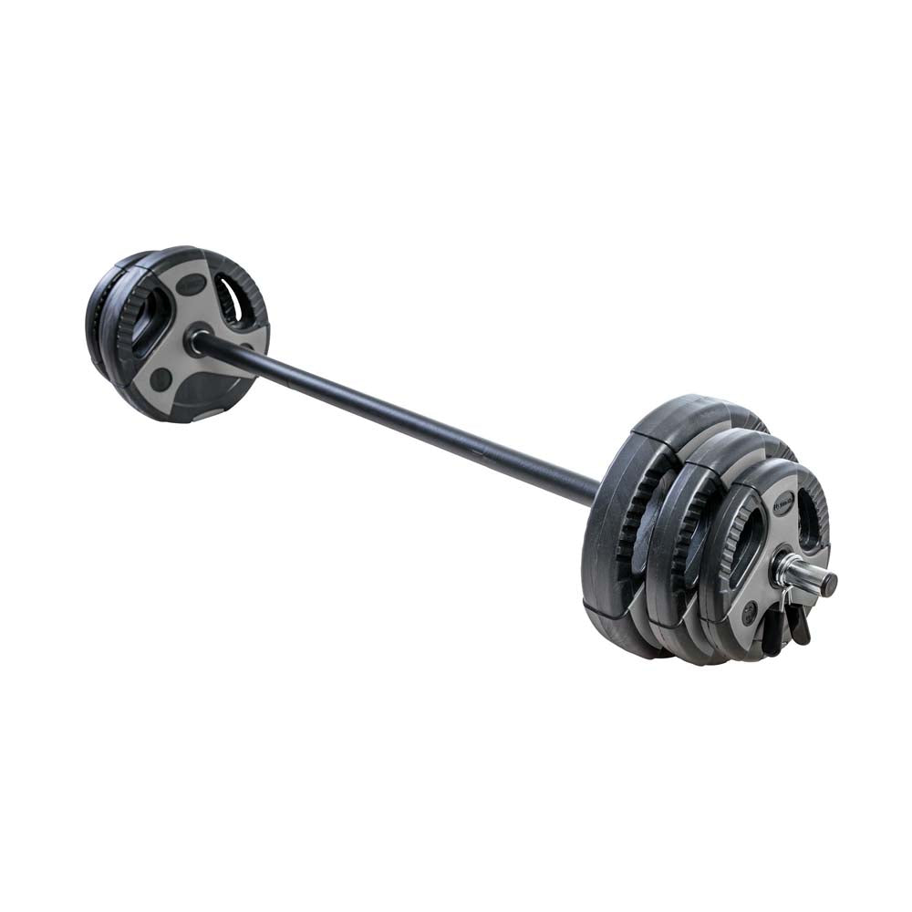 US Weight 43 LB Barbell Weight Set with 55" Adjustable Bar